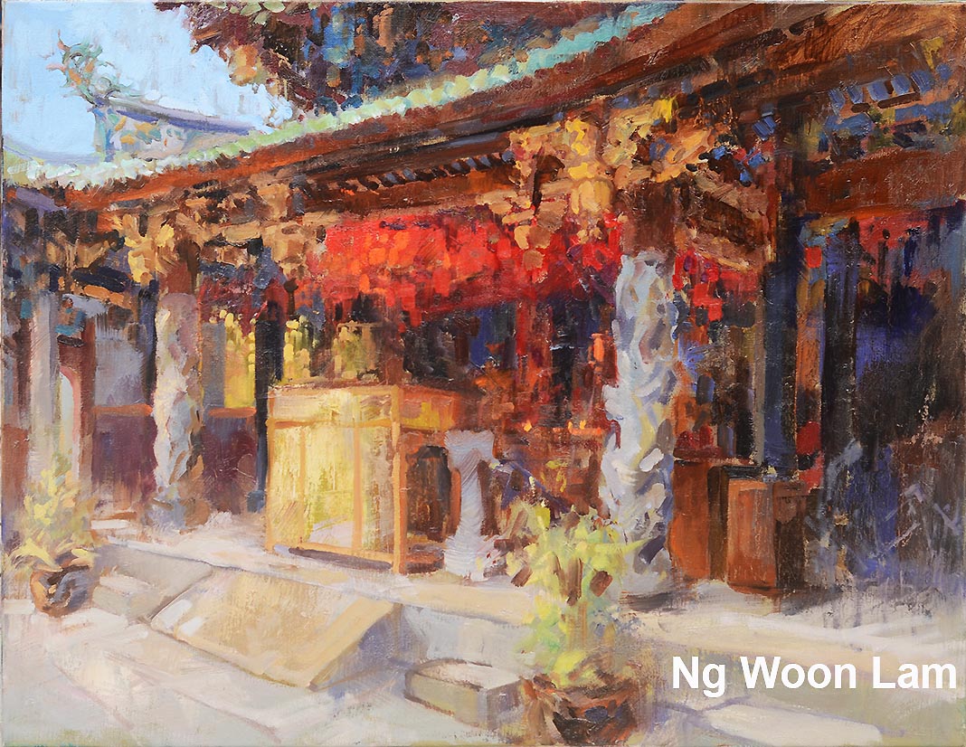 Oil painting free demo Singapore